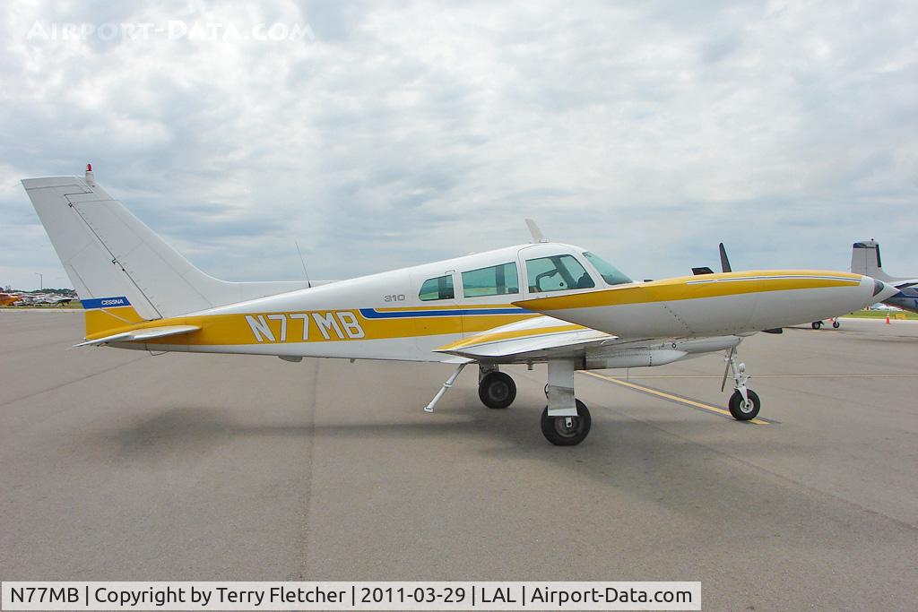 N77MB, 1964 Cessna 310I C/N 310I0068, 2011 Sun n Fun  - Lakeland , Florida