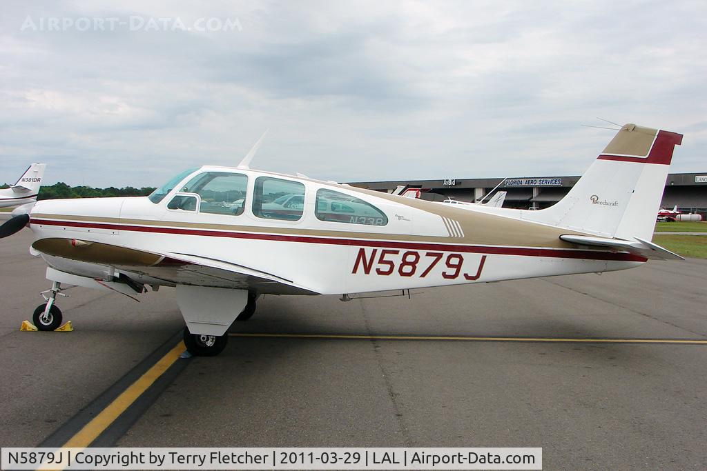N5879J, 1965 Beech 35-C33 Debonair C/N CD-915, 2011 Sun n Fun  - Lakeland , Florida