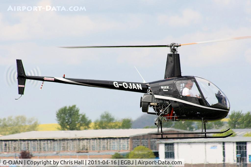 G-OJAN, 1991 Robinson R22 Beta C/N 2012, privately owned