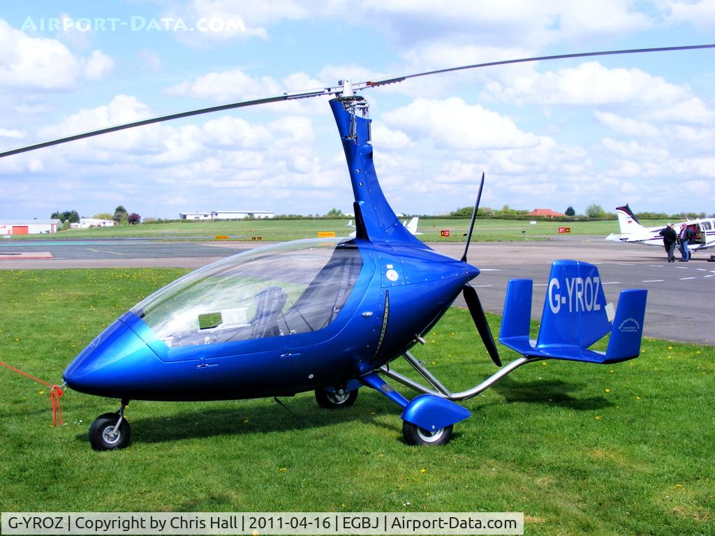 G-YROZ, 2010 Rotorsport UK Calidus C/N RSUK/CALS/005, 1st visit of a Calidus at Staverton Airport