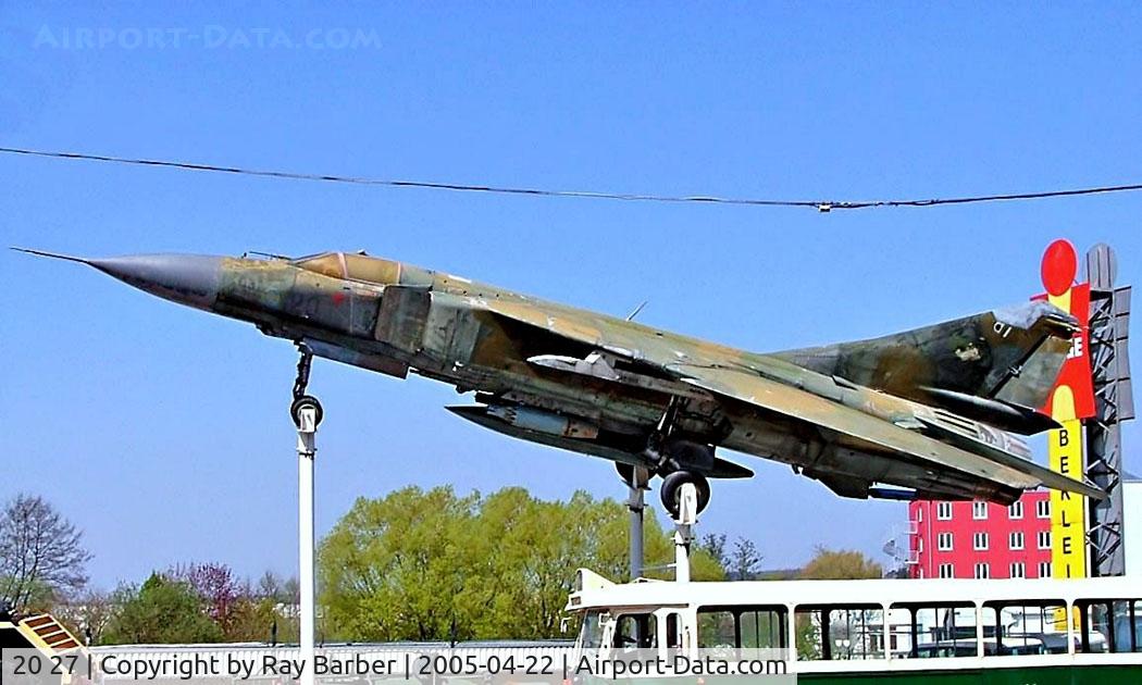 20 27, 1982 Mikoyan-Gurevich MiG-23ML C/N 0390324018, Mikoyan MiG-23ML Flogger G [0390324018] Sinsheim Museum~D 22/04/2005