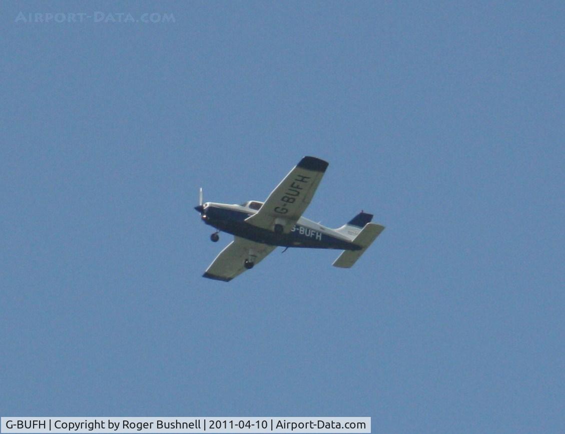 G-BUFH, 1984 Piper PA-28-161 Warrior II C/N 28-8416076, Flying over North Gorley Hampshire U.K.