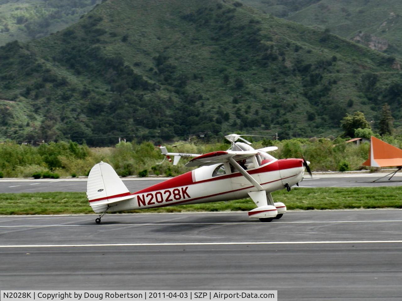 N2028K, 1947 Luscombe 8E Silvaire C/N 4755, 1947 Luscombe 8E SILVAIRE, Continental C85 85 Hp, ONE OWNER 60+ YEARS! Incredible rarity! landing roll Rwy 22