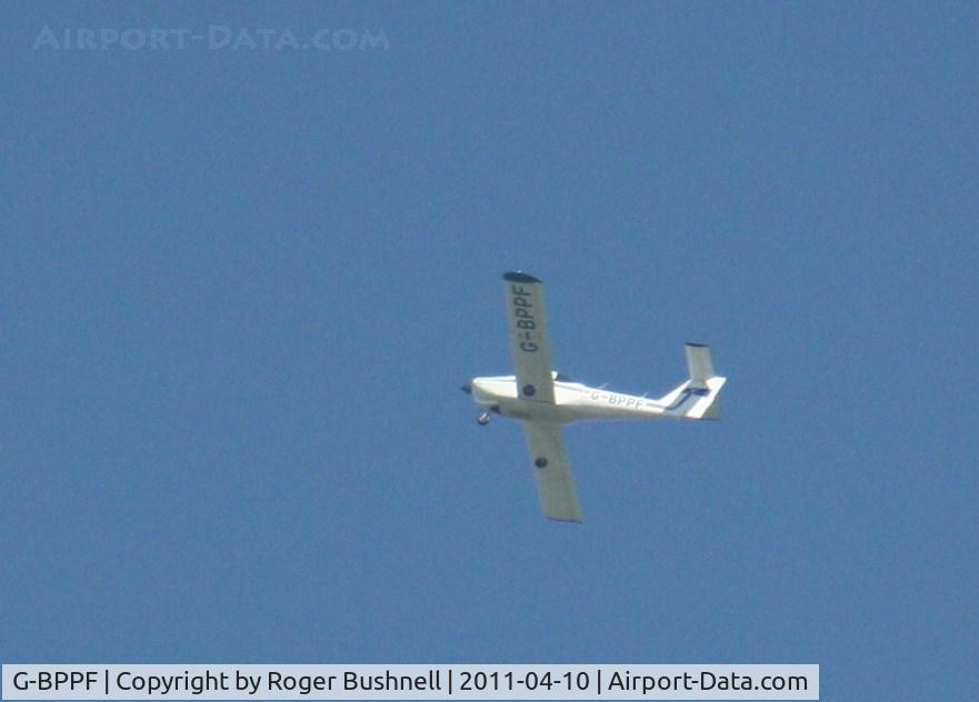 G-BPPF, 1979 Piper PA-38-112 Tomahawk Tomahawk C/N 38-79A0578, Flying over North Gorley Hampshire U.K.