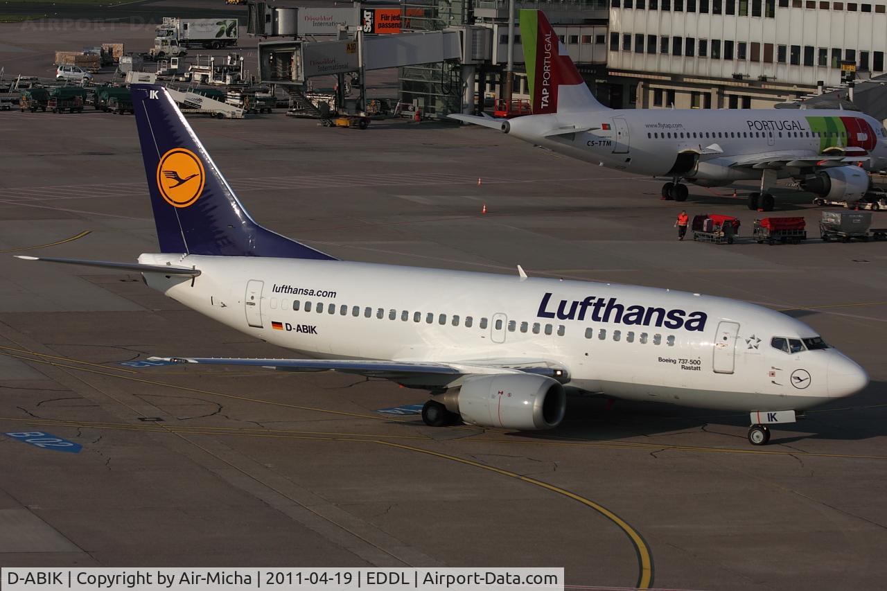 D-ABIK, 1991 Boeing 737-530 C/N 24823, Lufthansa, Name: Rastatt