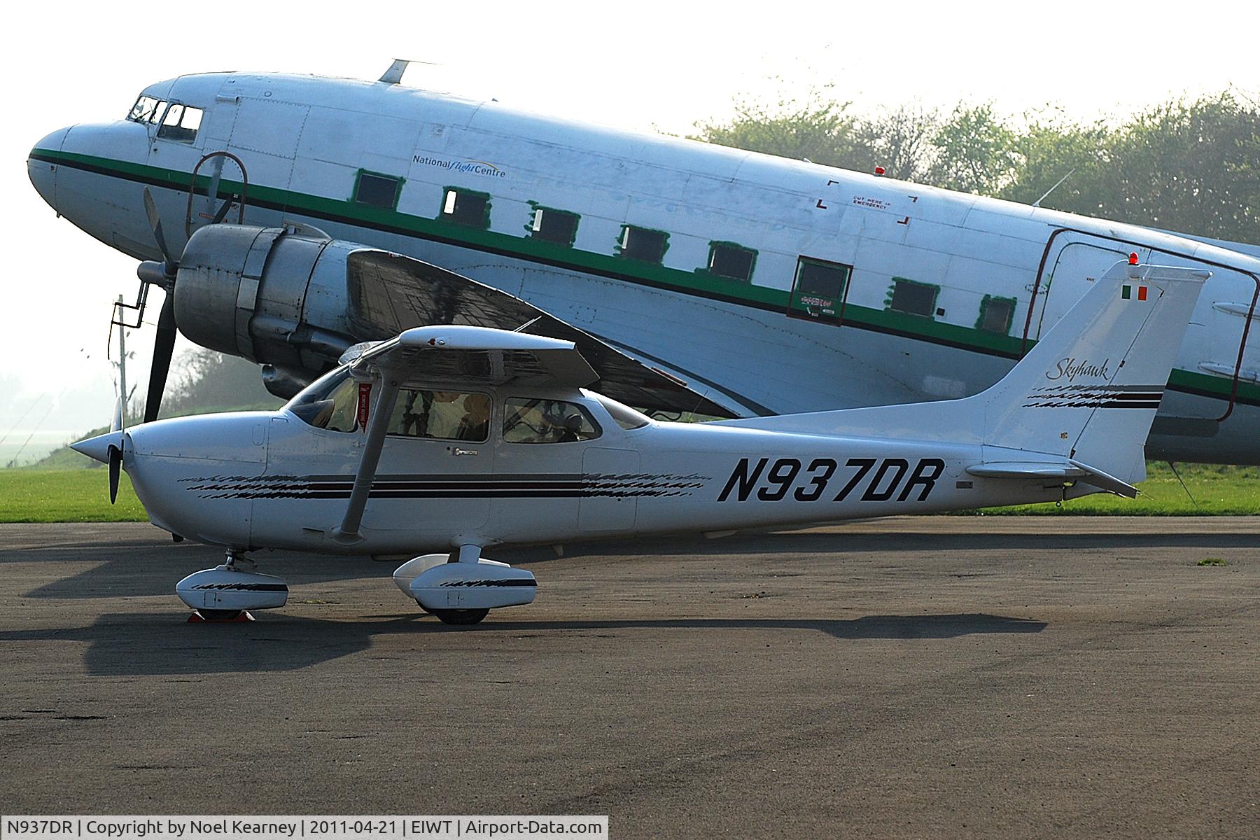 N937DR, 1997 Cessna 172R C/N 17280217, Parked on the apron at Weston.