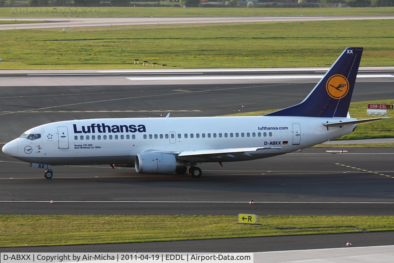 D-ABXX, 1989 Boeing 737-330 C/N 24562, Lufthansa, Name: Bad Homburg v.d. Höhe