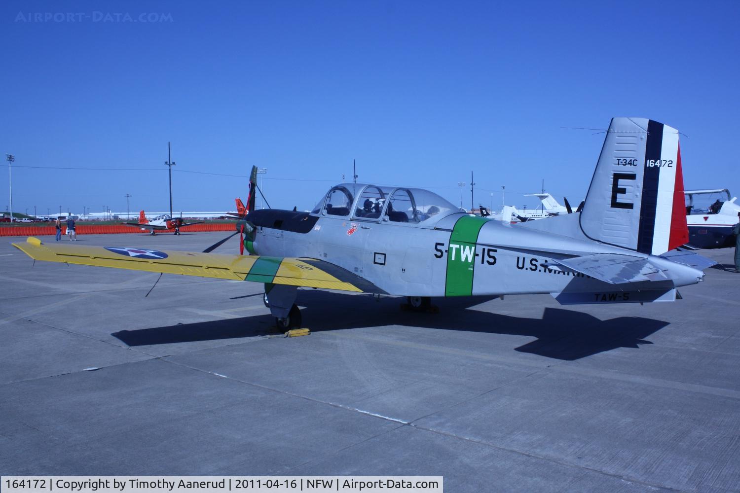 164172, Beech T-34C Turbo Mentor C/N GL-352, Raytheon Aircraft Company T-34C, c/n: 164172; Air Expo 2011