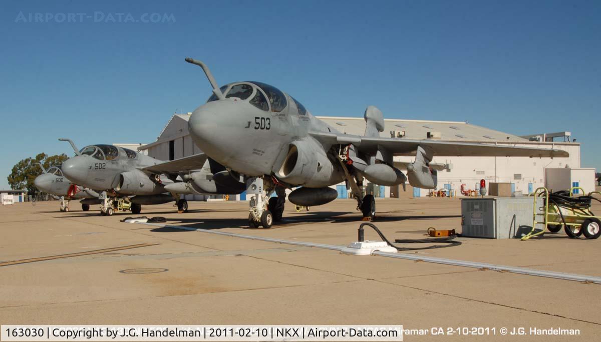 163030, Grumman EA-6B Prowler C/N P-123, at MCAS Miramar