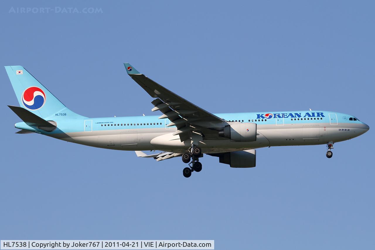 HL7538, 1998 Airbus A330-223 C/N 222, Korean Air