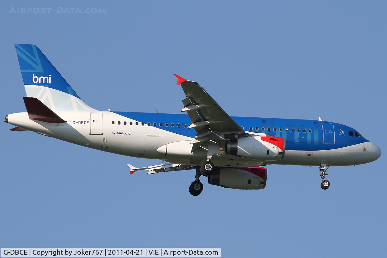 G-DBCE, 2005 Airbus A319-131 C/N 2429, BMI