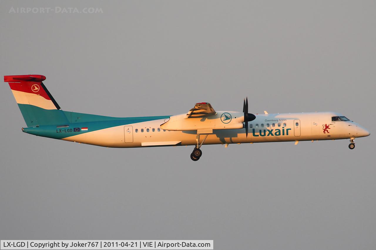 LX-LGD, 2007 De Havilland Canada DHC-8-402Q Dash 8 C/N 4171, Luxair
