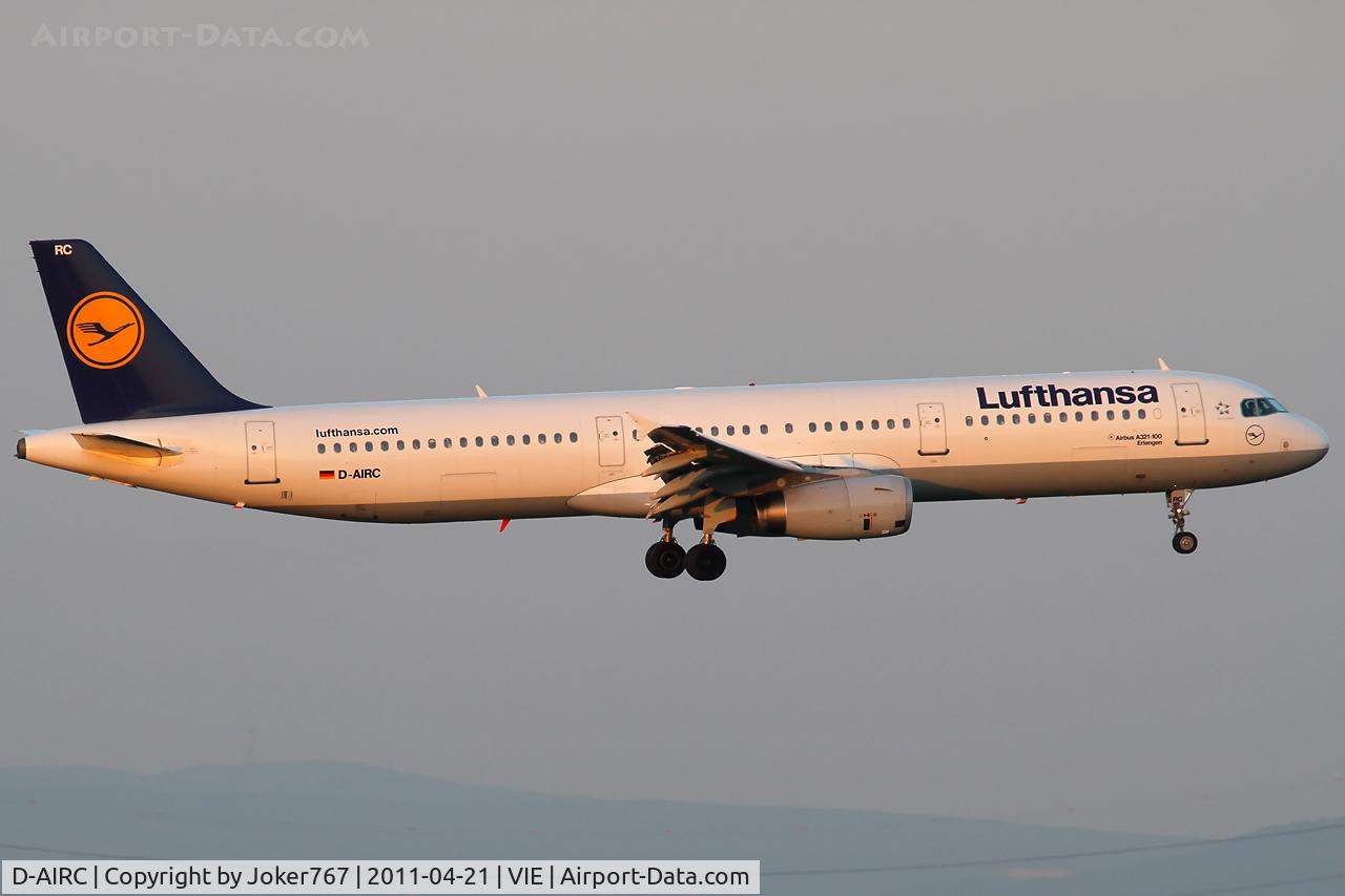 D-AIRC, 1994 Airbus A321-131 C/N 0473, Lufthansa