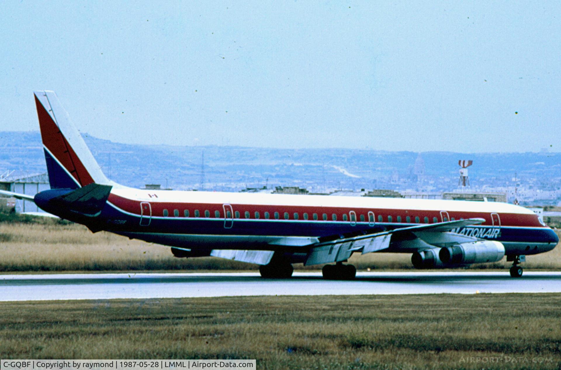 C-GQBF, 1970 Douglas DC-8-63 C/N 46116, DC8 C-GQBF Nationair