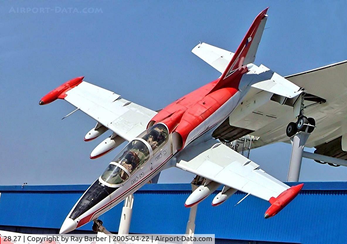 28 27, Aero L-39ZO Albatros C/N 232301, Aero L-39ZO Albatros [232301] Sinsheim Museum~D 22/04/2005.Czech AF markings.