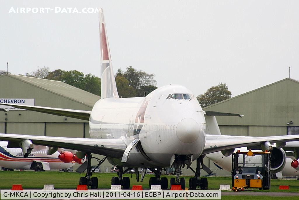 G-MKCA, 1980 Boeing 747-2B5B/SF C/N 22482, ex MK Airlines, stored at Kemble