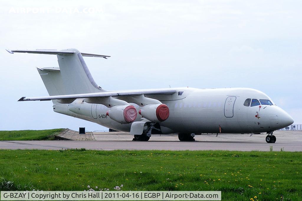 G-BZAY, 2000 British Aerospace Avro 146-RJ100 C/N E3368, ex BA CityFlyer, now in storage at Kemble