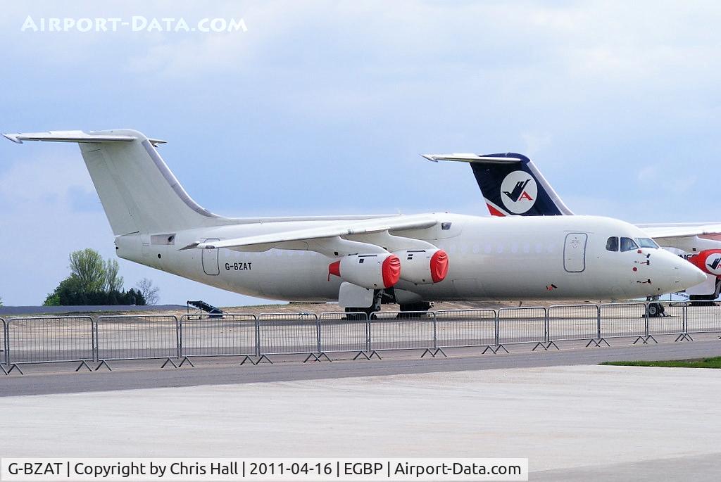 G-BZAT, 1997 British Aerospace Avro 146-RJ100 C/N E3320, ex BA CityFlyer, now in storage at Kemble