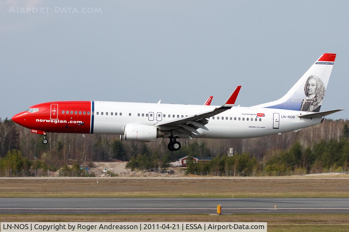 LN-NOS, 2004 Boeing 737-8BK C/N 33018, DY812 OSL-ARN