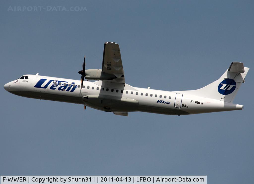 F-WWER, 2011 ATR 72-500 C/N 942, C/n 942 - To be VQ-BLC