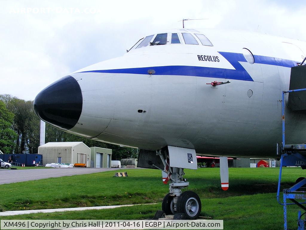 XM496, 1959 Bristol Britannia C.1 (175 Britannia 253F) C/N 13508, Landed at Kemble on 14th October 1997 for the last flight by a Bristol Britannia anywhere in the world.