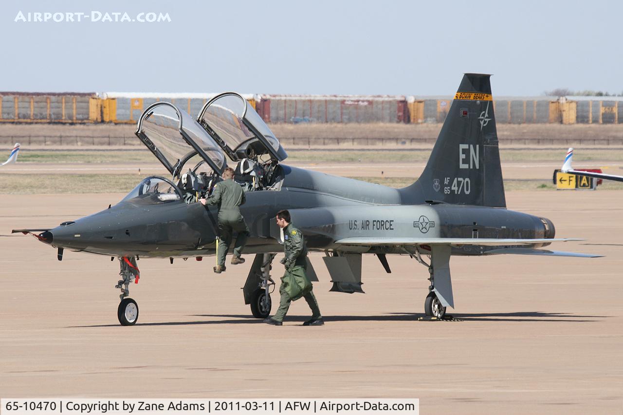 65-10470, 1965 Northrop T-38A-60 Talon C/N N.5889, At Alliance Airport - Fort Worth, TX