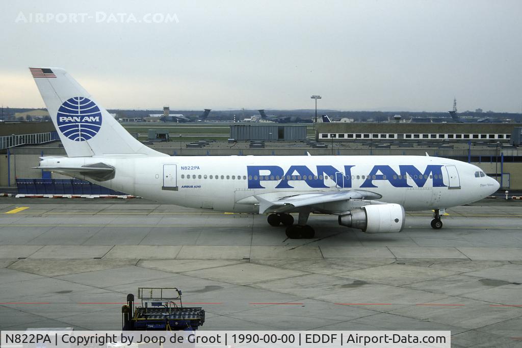 N822PA, 1994 Airbus A310-324 C/N 467, Pan American