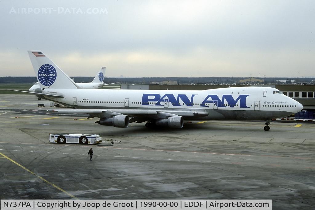 N737PA, 1970 Boeing 747-121 C/N 19644, I cannot find it's fate. Probably scrapped after Pan Am ceased operations.