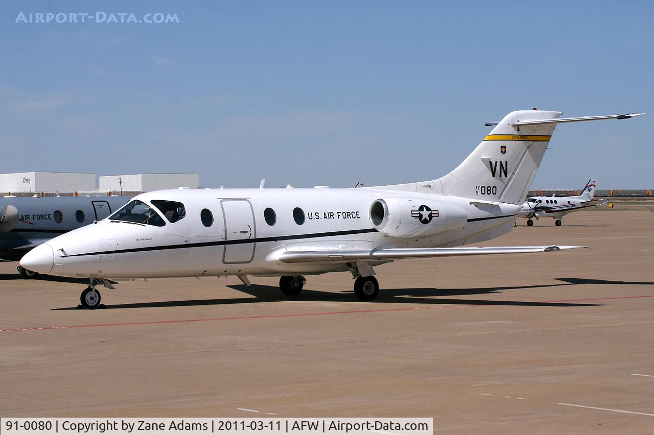 91-0080, 1993 Beechcraft T-1A Jayhawk C/N TT-21, At Alliance Airport - Fort Worth, TX