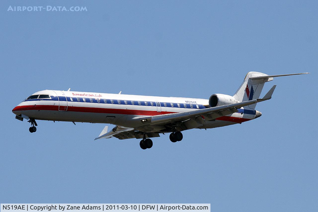 N519AE, 2003 Bombardier CRJ-701 (CL-600-2C10) Regional Jet C/N 10131, American Eagle at DFW Airport