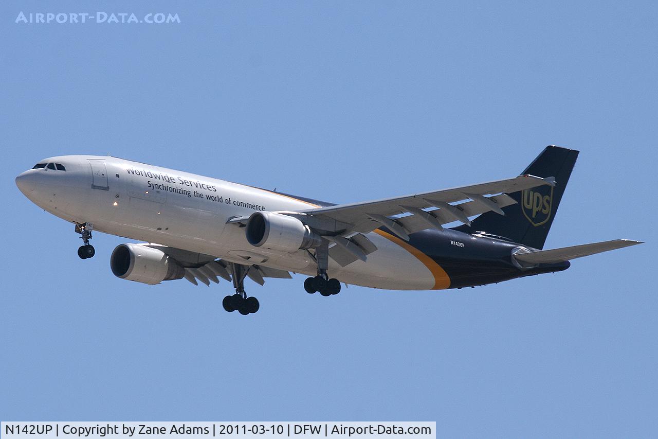 N142UP, 2002 Airbus A300F4-622R C/N 0825, United Parcel Service at DFW Airport