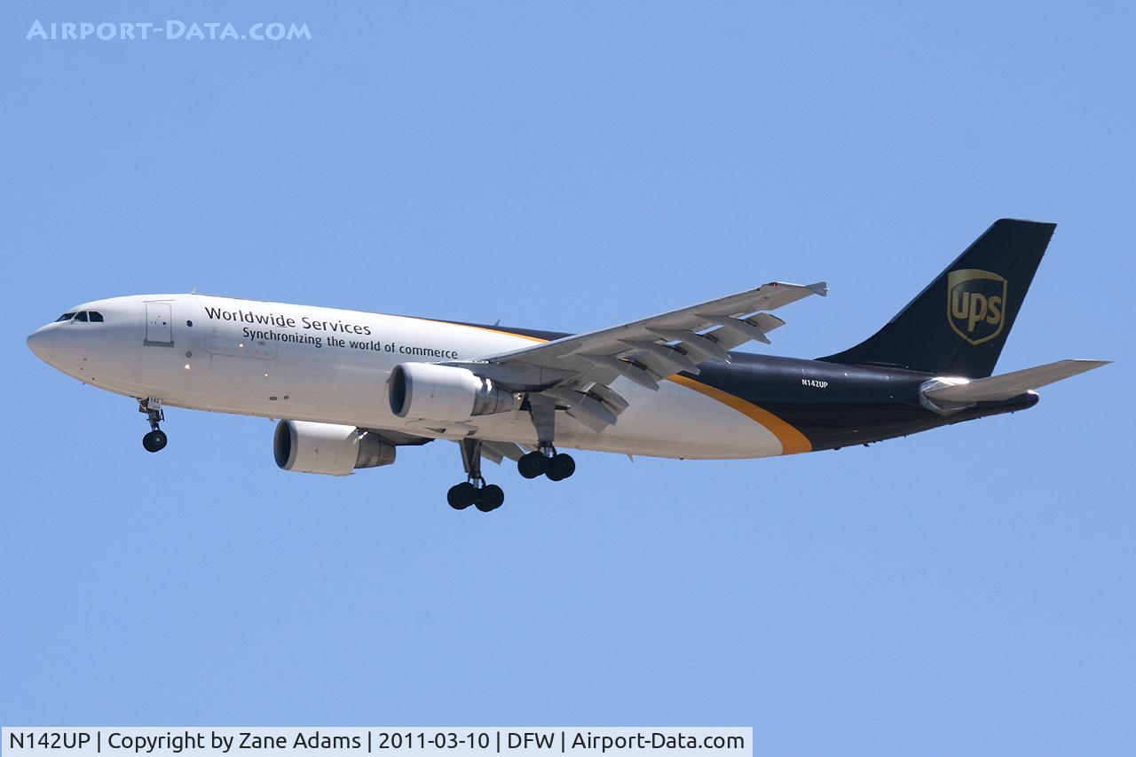 N142UP, 2002 Airbus A300F4-622R C/N 0825, United Parcel Service at DFW Airport