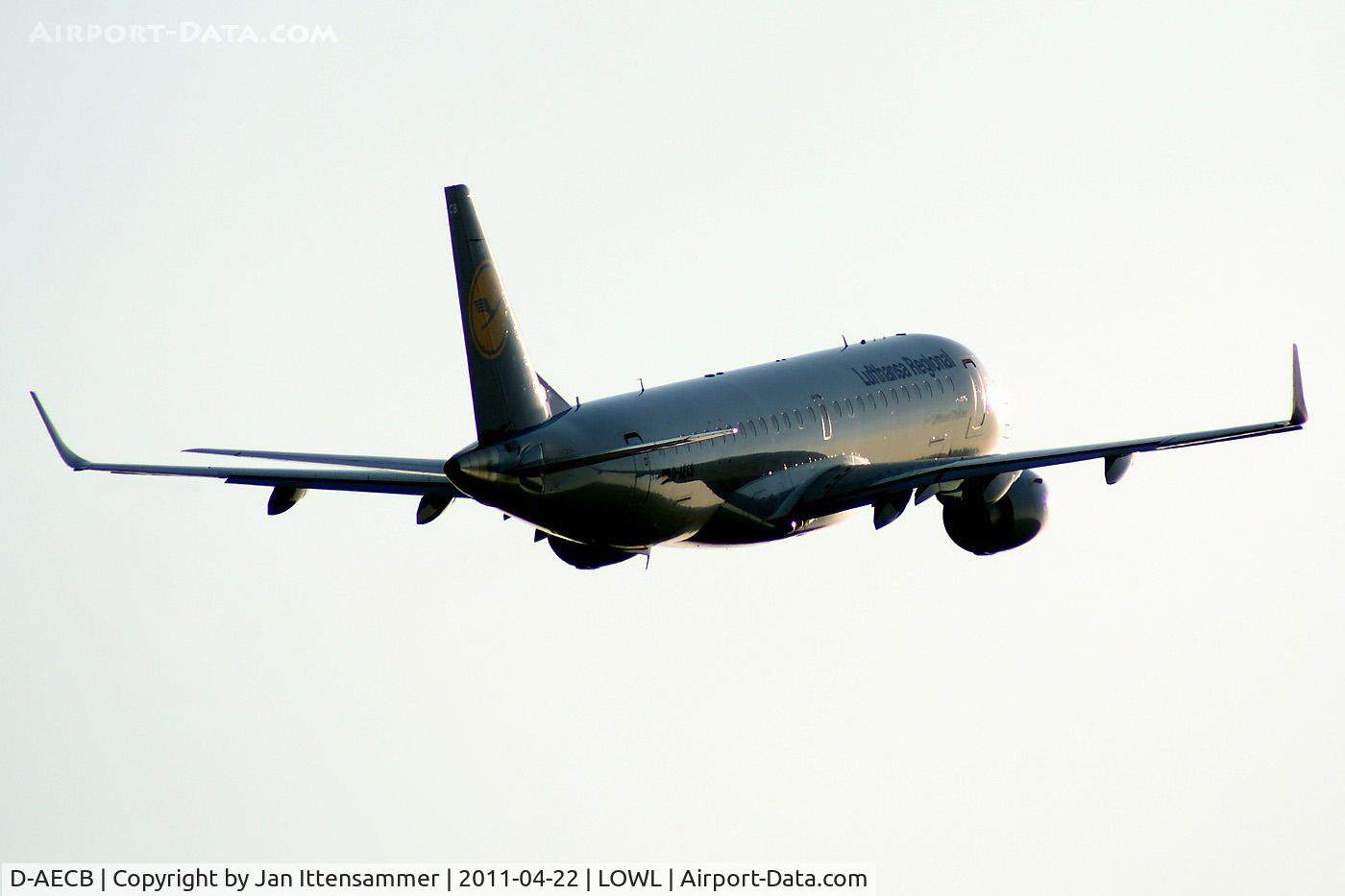 D-AECB, 2009 Embraer 190LR (ERJ-190-100LR) C/N 19000332, D-AECB @ LOWL