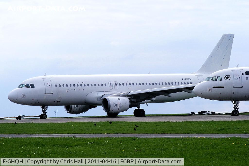 F-GHQH, 1990 Airbus A320-211 C/N 0156, ex Air France A320 waiting to be scrapped by ASI at Kemble