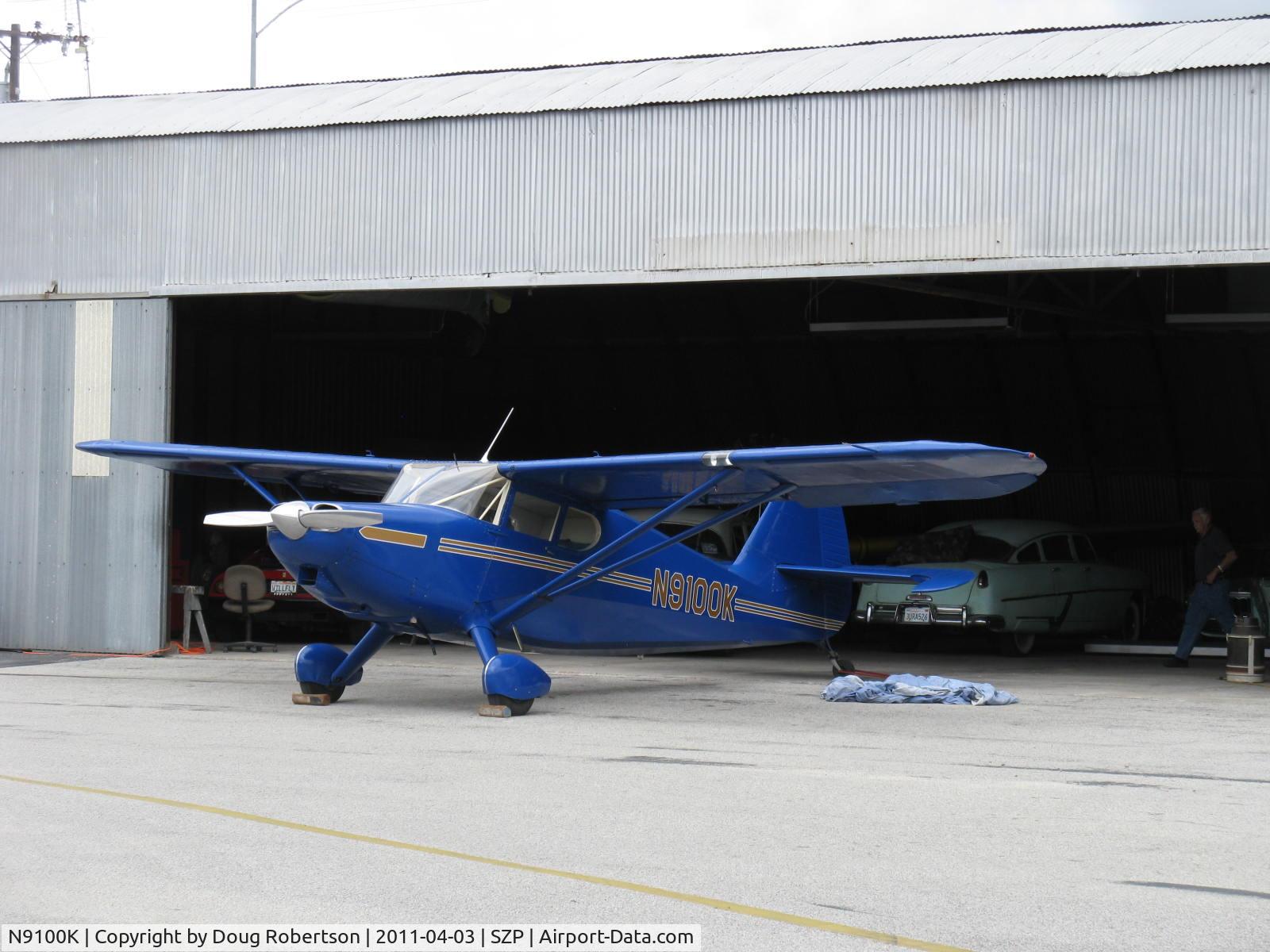 N9100K, 1947 Stinson 108-1 Voyager C/N 108-2100, 1947 Stinson 108-1 VOYAGER, Franklin 6A4-150-B3 150 Hp
