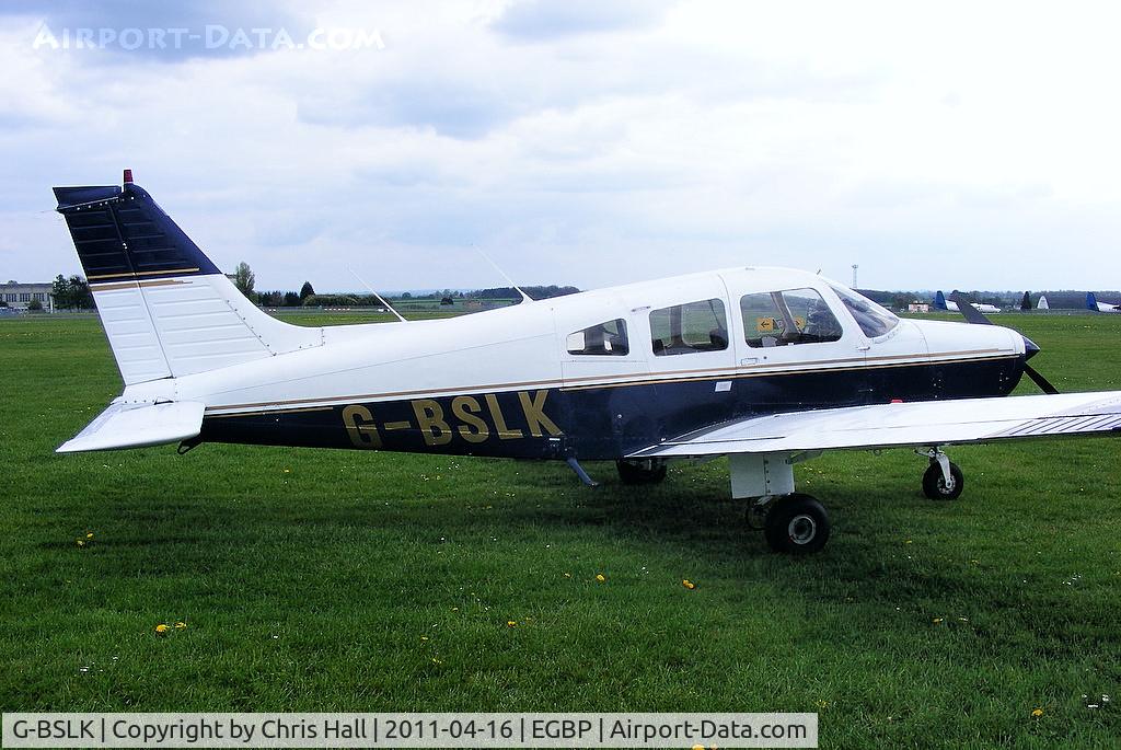 G-BSLK, 1979 Piper PA-28-161 Cherokee Warrior II C/N 28-7916018, visitor from Wellsbourne Mountford