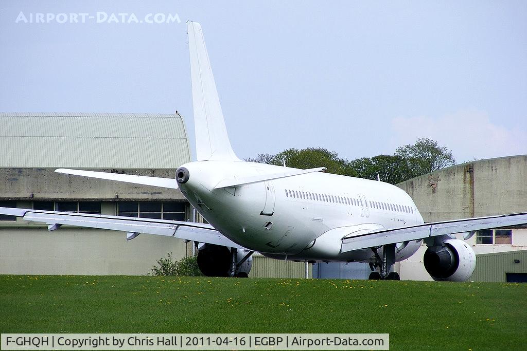 F-GHQH, 1990 Airbus A320-211 C/N 0156, ex Air France A320 waiting to be scrapped by ASI at Kemble