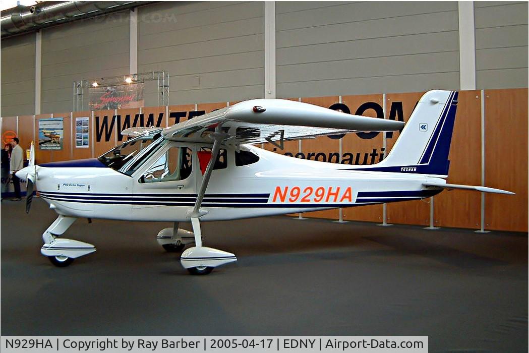 N929HA, 2005 Tecnam P-92 Echo Super C/N 900, Tecnam P.92 Echo [900] Friedrichshafen~D 17/04/2005