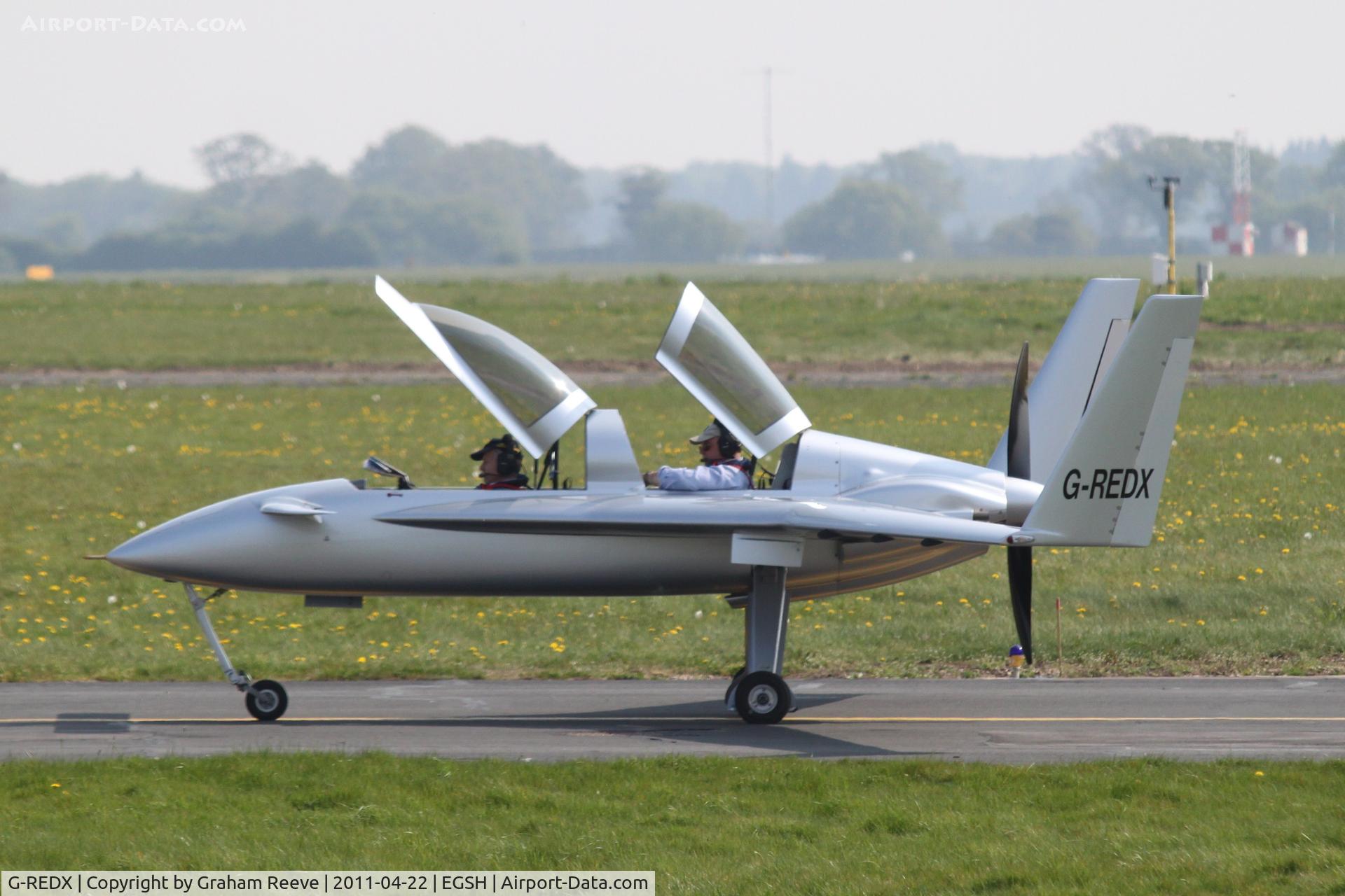 G-REDX, 1999 Berkut 360 C/N PFA 252-12481, About to depart.