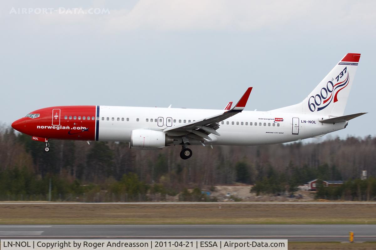 LN-NOL, 2009 Boeing 737-8Q8 C/N 37159, DY4464 EDI-ARN