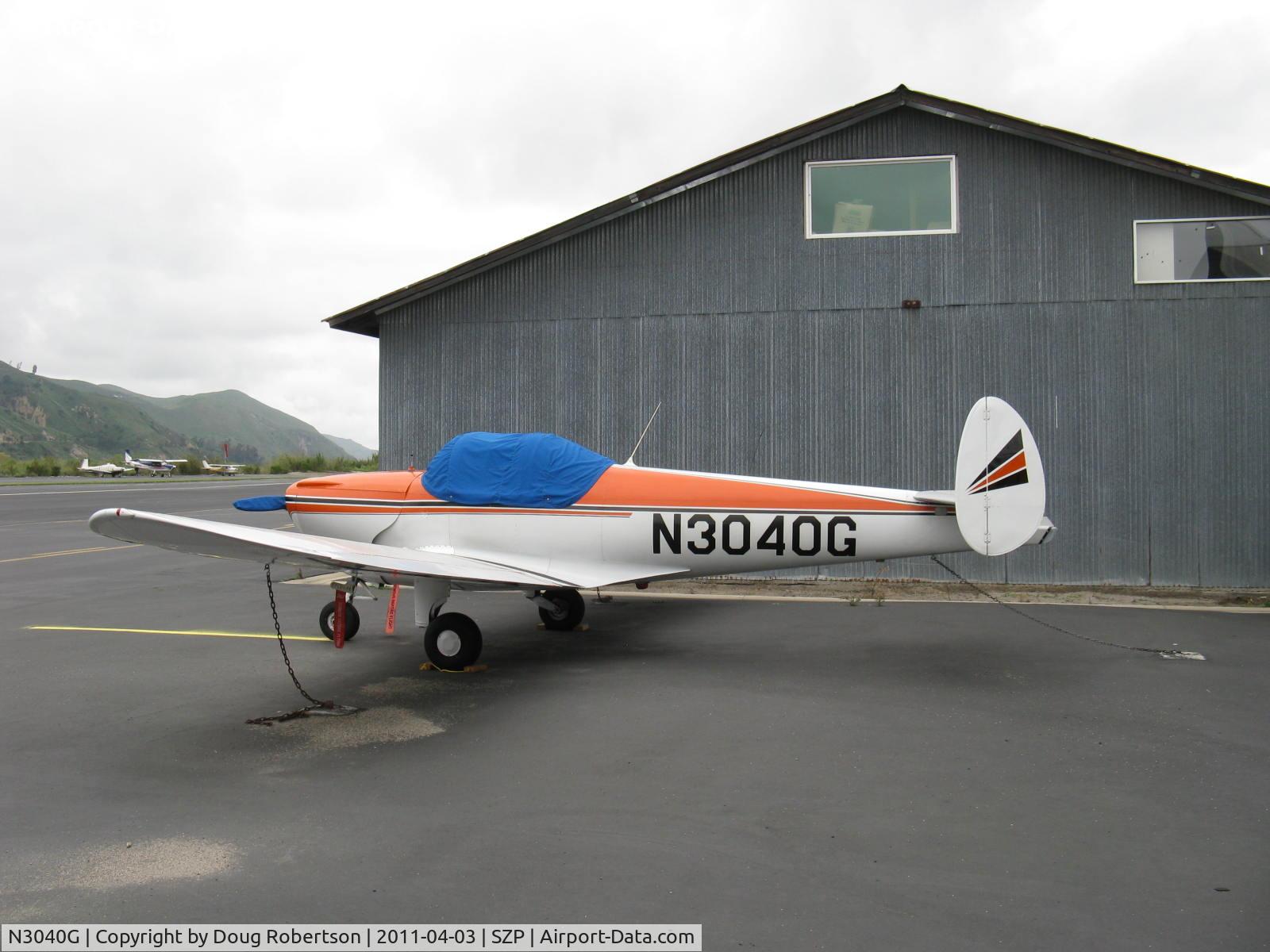 N3040G, 1961 Forney F-1A Aircoupe C/N 5740, 1961 Forney FORNAIRE F-1A AIRCOUPE, Continental O-200-A 100 Hp upgrade