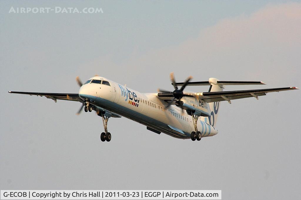 G-ECOB, 2007 De Havilland Canada DHC-8-402Q Dash 8 C/N 4185, flybe