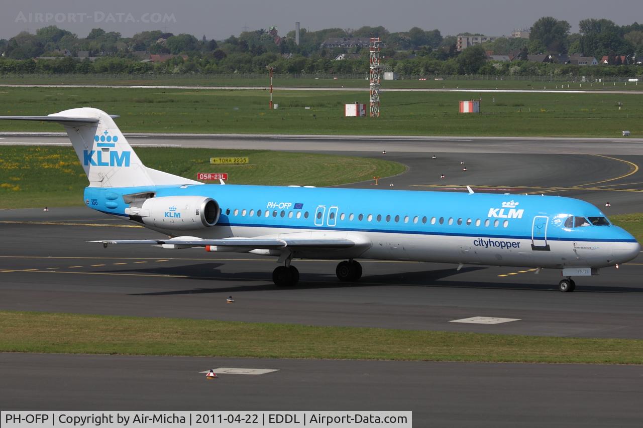 PH-OFP, 1995 Fokker 100 (F-28-0100) C/N 11472, KLM Cityhopper