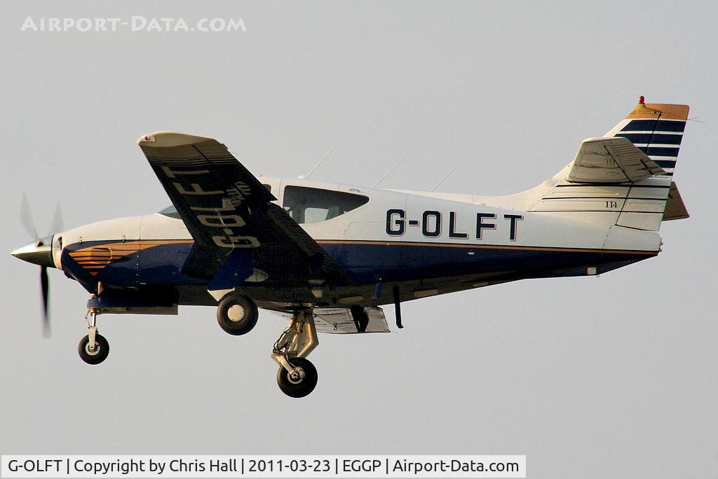 G-OLFT, 1977 Rockwell Commander 114 C/N 14274, privately owned