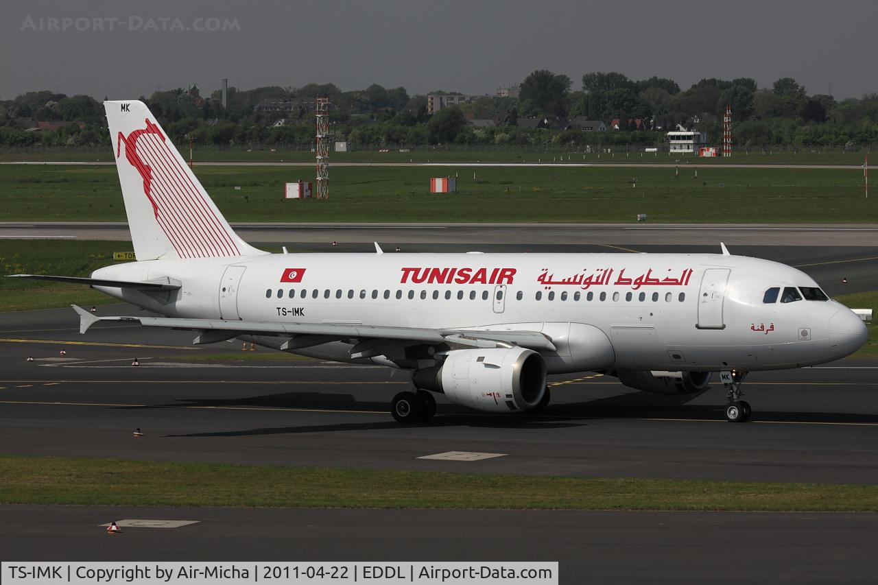TS-IMK, 1998 Airbus A319-114 C/N 880, Tunisair, Name: Kerkenah