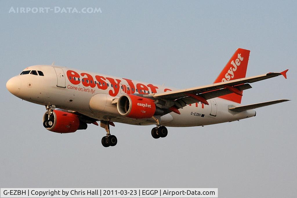 G-EZBH, 2006 Airbus A319-111 C/N 2959, easyJet