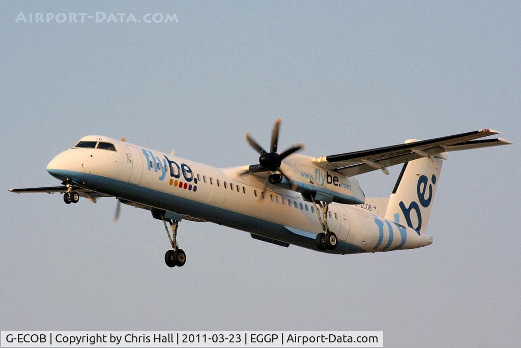 G-ECOB, 2007 De Havilland Canada DHC-8-402Q Dash 8 C/N 4185, flybe