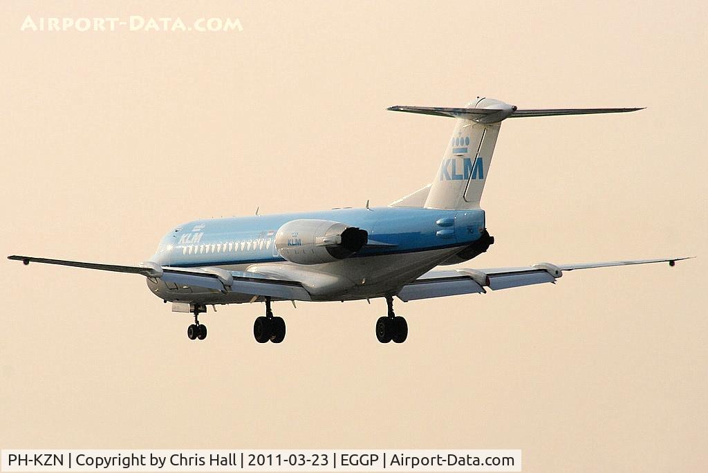 PH-KZN, 1995 Fokker 70 (F-28-0070) C/N 11553, KLM