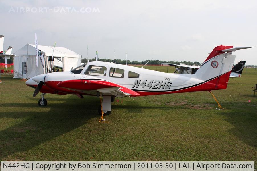 N442HG, 2001 Piper PA-44-180 Seminole C/N 4496056, On display at Sun N Fun 2011 - Lakeland, FL
