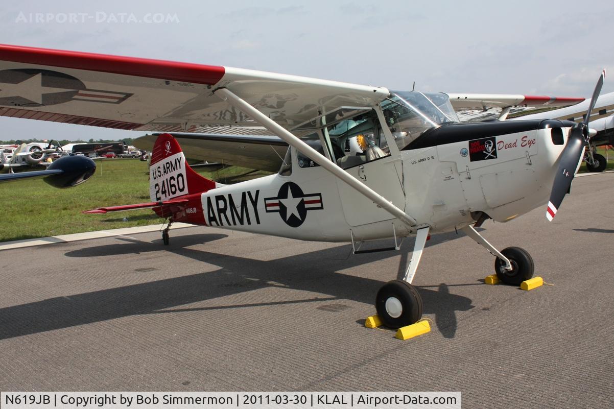 N619JB, Cessna 305F C/N AR-1, On display at Sun N Fun 2011 - Lakeland, FL